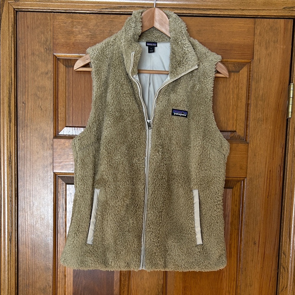 Patagonia Khaki Fleece Vest